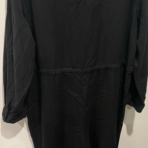 Ten Tree Active Outdoor Athleisure Bohemian Timeless Black Button-Up Jumpsuit - Picture 11 of 15